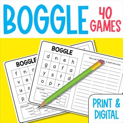 Boggle: เกมปาร์ตี้สุดมันส์ที่ทดสอบศัพท ज्ञानและความเร็ว!